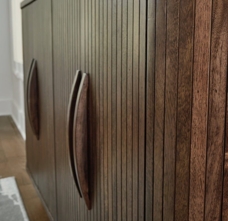 Amickly Dark Brown Accent Cabinet - A4000571