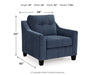Amity Bay Sofa Chaise, Chair, and Ottoman in Ink - Gate FurnitureSectional