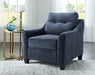 Amity Bay Sofa Chaise, Chair, and Ottoman in Ink - Gate FurnitureSectional