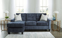Amity Bay Sofa Chaise, Chair, and Ottoman in Ink - Gate FurnitureSectional