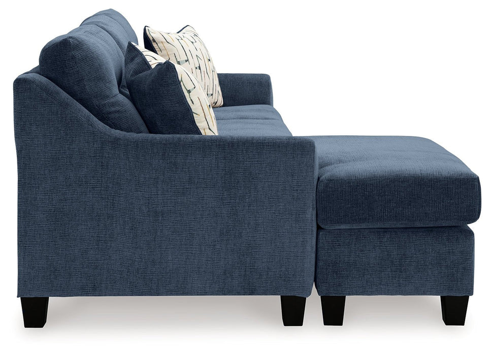 Amity Bay Sofa Chaise, Chair, and Ottoman in Ink - Gate FurnitureSectional