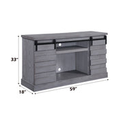 Amrita Tv Stand W/Fireplace - 91616