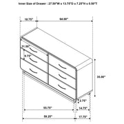 Amsbury 4-piece Queen Bedroom Set Nutmeg - 224271Q-S4