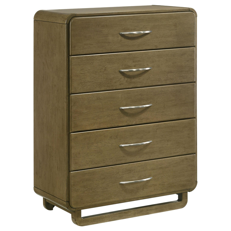 Amsbury 5-piece Queen Bedroom Set Nutmeg - 224271Q-S5
