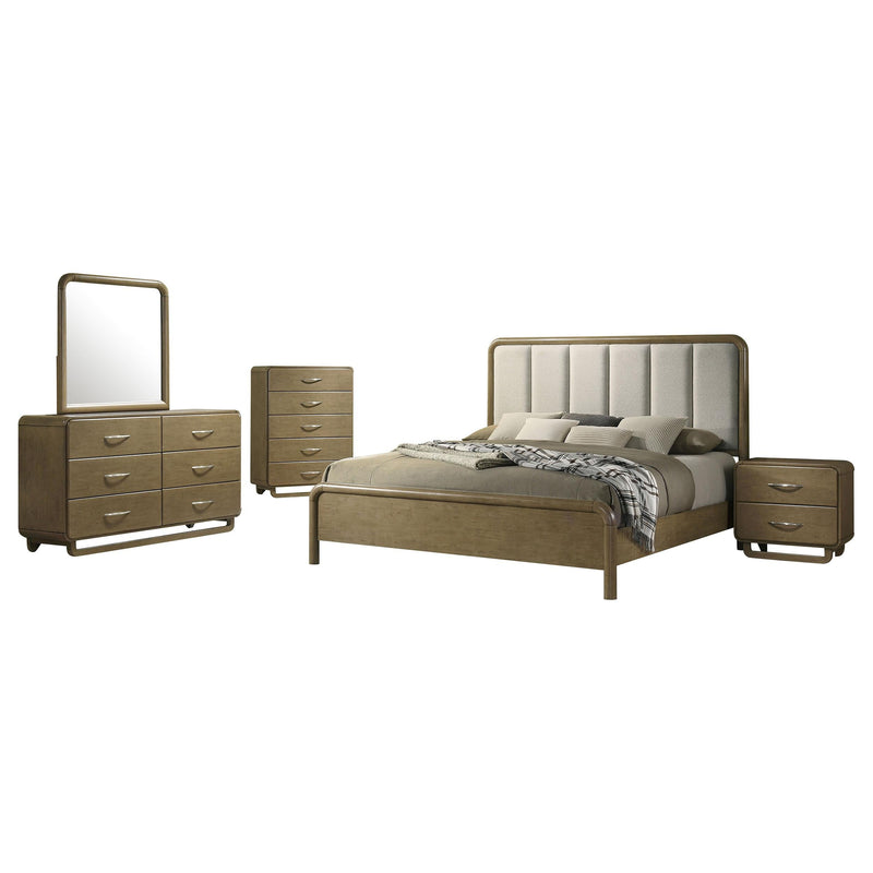 Amsbury 5-piece Queen Bedroom Set Nutmeg - 224271Q-S5