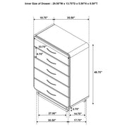 Amsbury 5-piece Queen Bedroom Set Nutmeg - 224271Q-S5