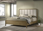 Amsbury 59-inch Upholstered Queen Bed Nutmeg - 224271Q