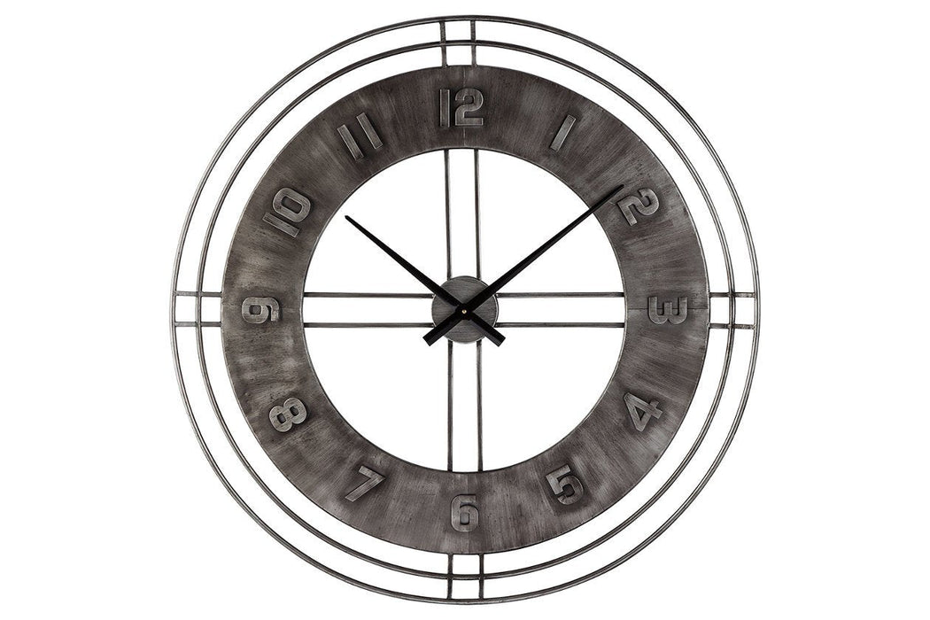 Ana Sofia Antique Gray Wall Clock - Gate FurnitureOther Products