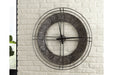 Ana Sofia Antique Gray Wall Clock - Gate FurnitureOther Products
