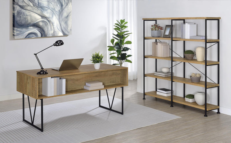 Analiese 63-inch 4-drawer Writing Desk Mango - 801851