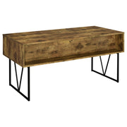Analiese 63-inch 4-drawer Writing Desk Rustic Nutmeg - 800999
