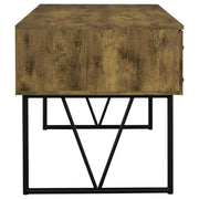 Analiese 63-inch 4-drawer Writing Desk Rustic Nutmeg - 800999