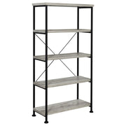 Analiese 63-inch 4-shelf Bookshelf Grey Driftwood - 801546