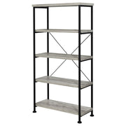 Analiese 63-inch 4-shelf Bookshelf Grey Driftwood - 801546
