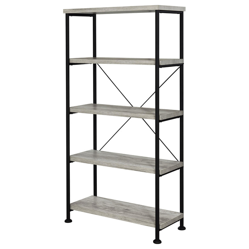Analiese 63-inch 4-shelf Bookshelf Grey Driftwood - 801546