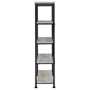 Analiese 63-inch 4-shelf Bookshelf Grey Driftwood - 801546