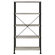 Analiese 63-inch 4-shelf Bookshelf Grey Driftwood - 801546