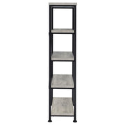Analiese 63-inch 4-shelf Bookshelf Grey Driftwood - 801546