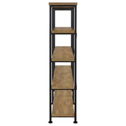 Analiese 63-inch 4-shelf Double Bookshelf Mango - 801853