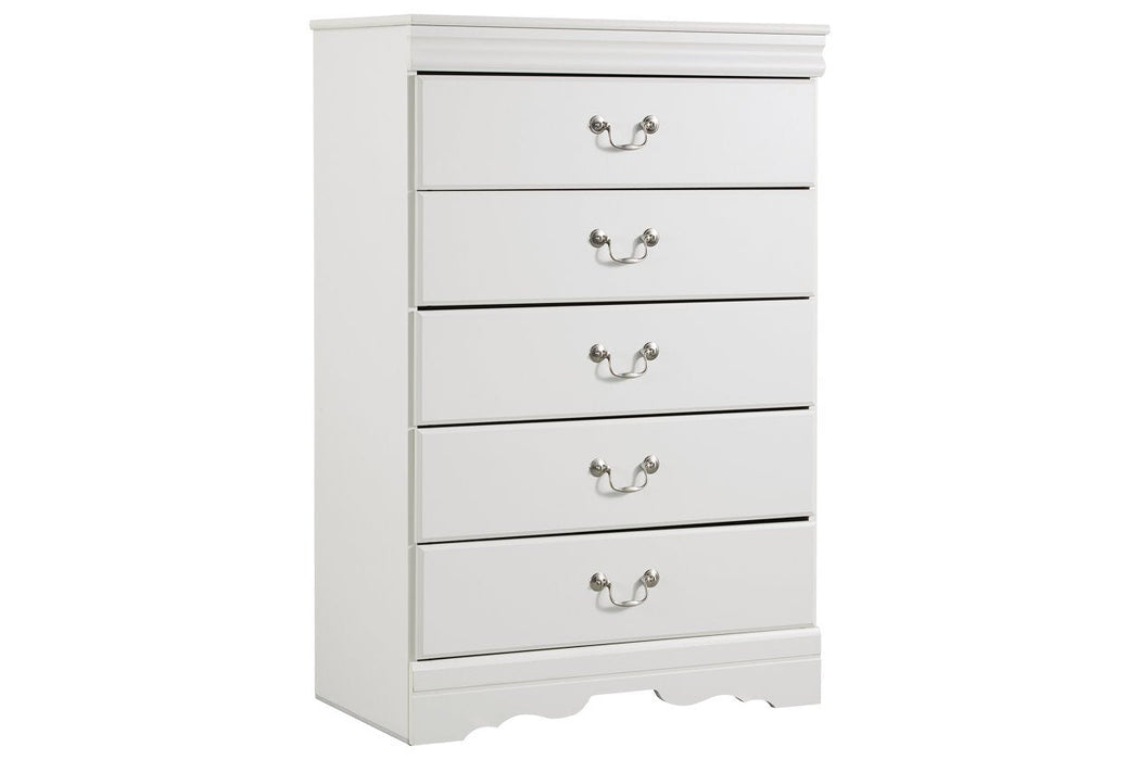 Anarasia White Chest of Drawers - Gate FurnitureChest