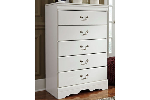 Anarasia White Chest of Drawers - Gate FurnitureChest