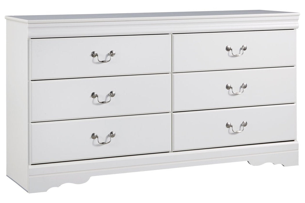 Anarasia White Dresser - Gate FurnitureDresser