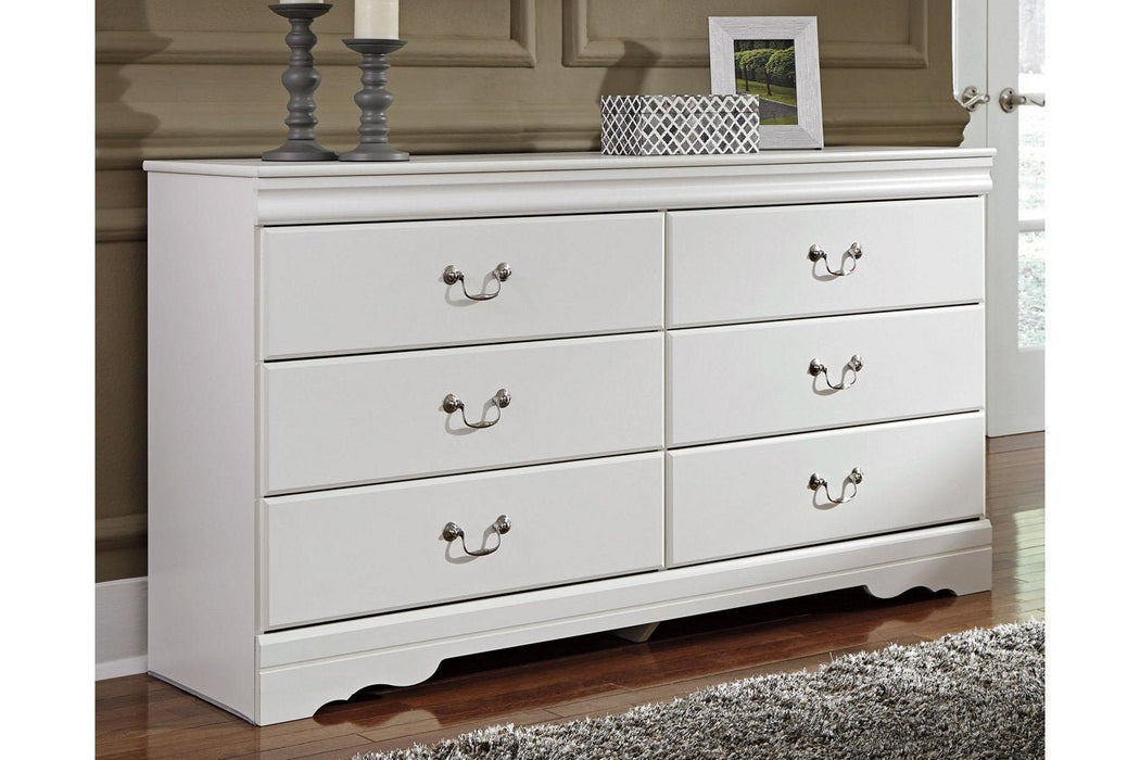 Anarasia White Dresser - Gate FurnitureDresser