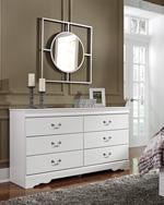 Anarasia White Dresser - Lara FurnitureDresser