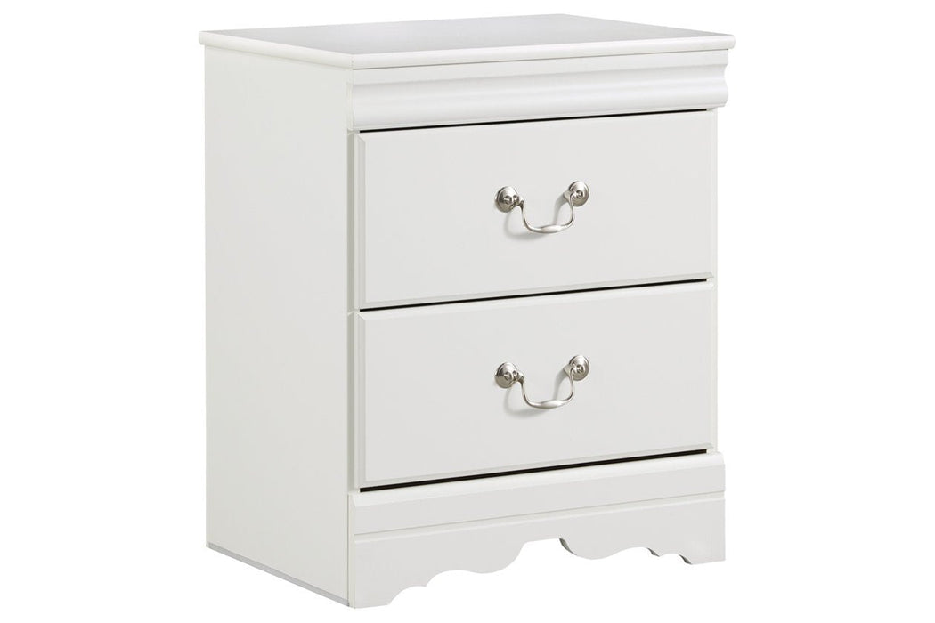 Anarasia White Nightstand - Gate FurnitureNightstand