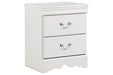 Anarasia White Nightstand - Gate FurnitureNightstand