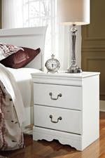 Anarasia White Nightstand - Gate FurnitureNightstand