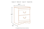 Anarasia White Nightstand - Lara FurnitureNightstand