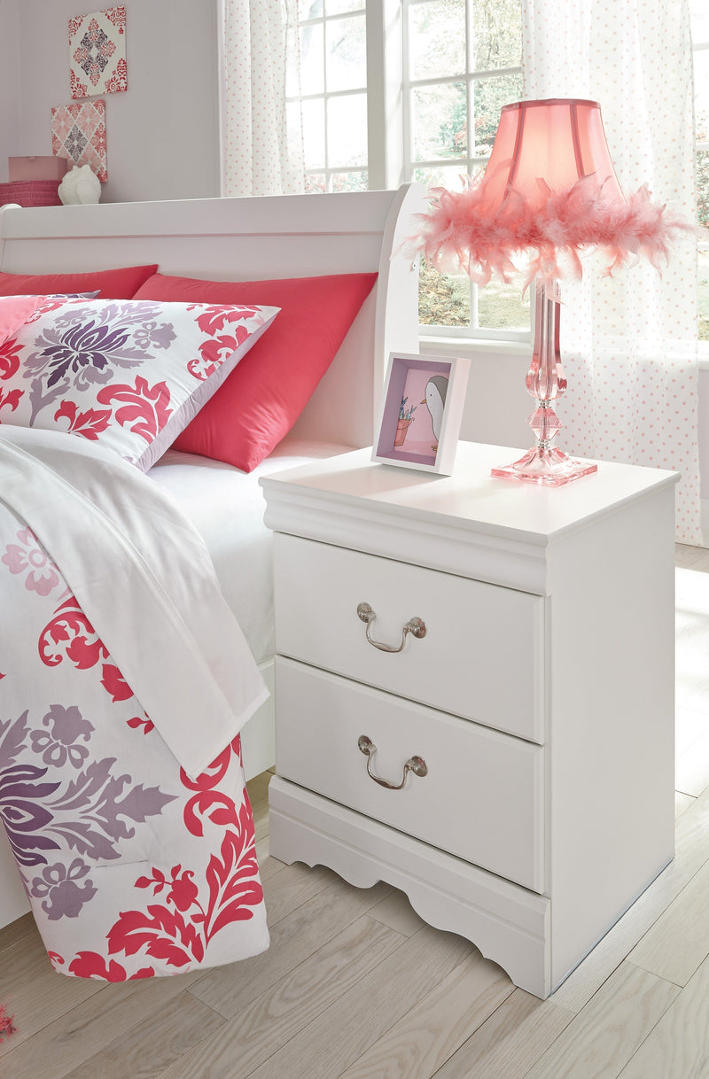 Anarasia White Sleigh Youth Bedroom Set - Gate FurnitureYouth Bedroom Set