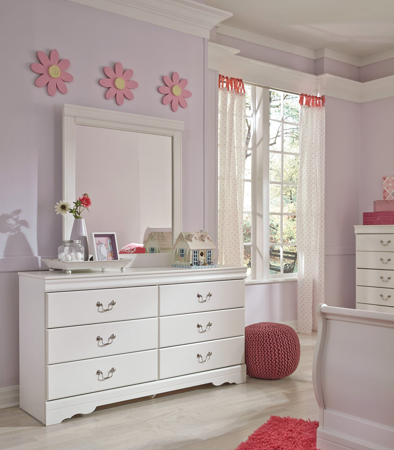 Anarasia White Sleigh Youth Bedroom Set - Gate FurnitureYouth Bedroom Set