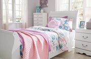 Anarasia White Sleigh Youth Bedroom Set - Gate FurnitureYouth Bedroom Set