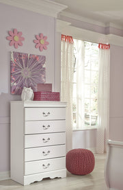Anarasia White Youth Sleigh Bedroom Set - Gate FurnitureYouth Bedroom Set