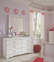 Anarasia White Youth Sleigh Bedroom Set - Gate FurnitureYouth Bedroom Set