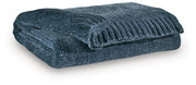 Anawood Blue Throw (Set of 3) - A1001189