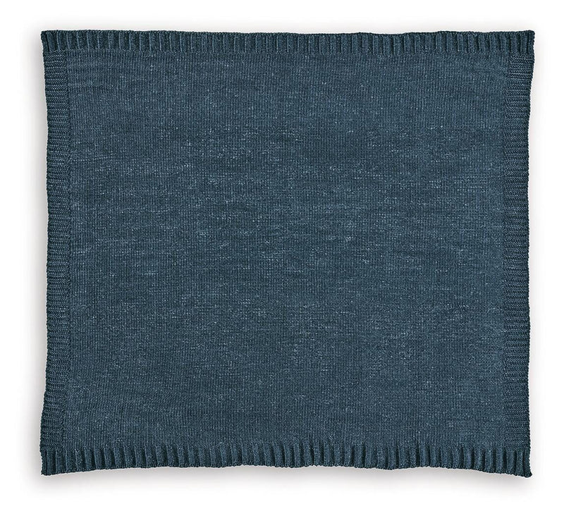 Anawood Blue Throw (Set of 3) - A1001189