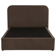 Anders Upholstered Full Storage Lift Platform Bed Chocolate - 306037CHF