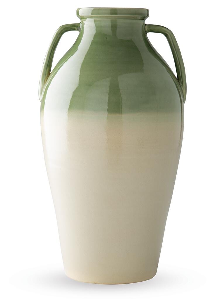 Andorbury Green/Beige Vase - A2000914