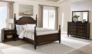 Andover 4-piece California King Bedroom Set Dark Oak - 223631KW-S4