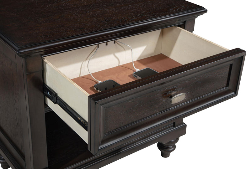 Andover 4-piece California King Bedroom Set Dark Oak - 223631KW-S4