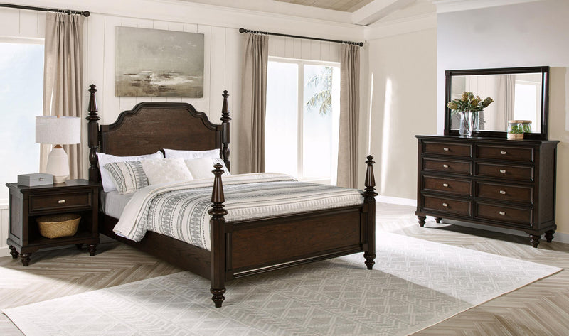 Andover 4-piece Queen Bedroom Set Dark Oak - 223631Q-S4