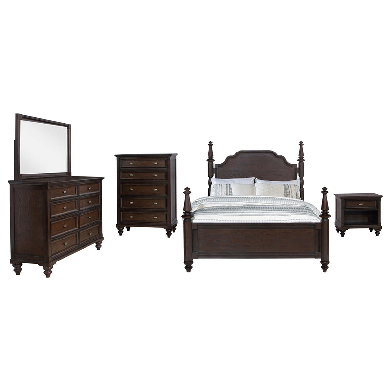 Andover 5-piece California King Bedroom Set Dark Oak - 223631KW-S5