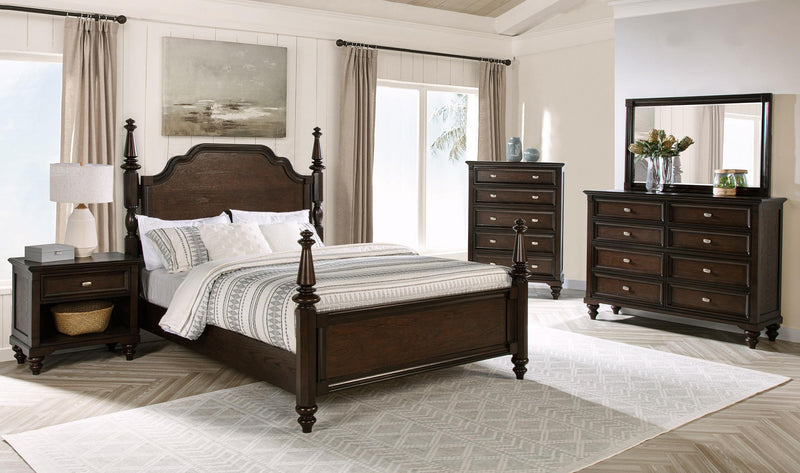 Andover 5-piece Queen Bedroom Set Dark Oak - 223631Q-S5
