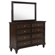Andover 8-drawer Dresser and Mirror Dark Oak - 223633M