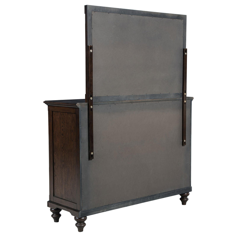 Andover 8-drawer Dresser and Mirror Dark Oak - 223633M