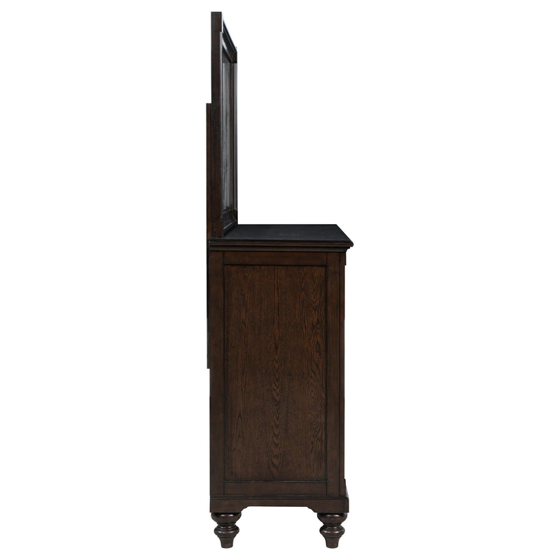Andover 8-drawer Dresser and Mirror Dark Oak - 223633M