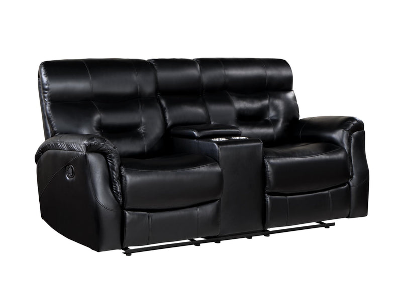 Andres 3 PC ( Reclining Sofa & Loveseat & Chair ) - L410-BLK-3PC